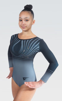 Angelique Long Sleeve Gymnastics Leotard for Girls
