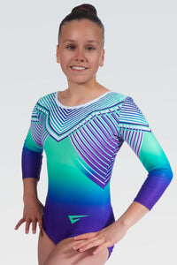 Capella Long Sleeve Gymnastics Leotard For Girls