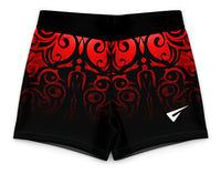 Andromeda Red Girls Gymnastics Gym Shorts