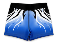 Ares Blue Girls Gym Shorts