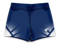 Celeste Navy Blue Gymnastics Activewear Girls Hipster Shorts