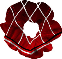 City of Sheffield Gymnastics Club Red to Black Hair Scrunchie