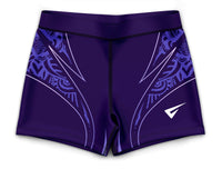 Elara Blue Gymnastics Activewear Girls Hipster Shorts