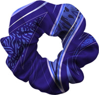Elara Blue Hair Scrunchie