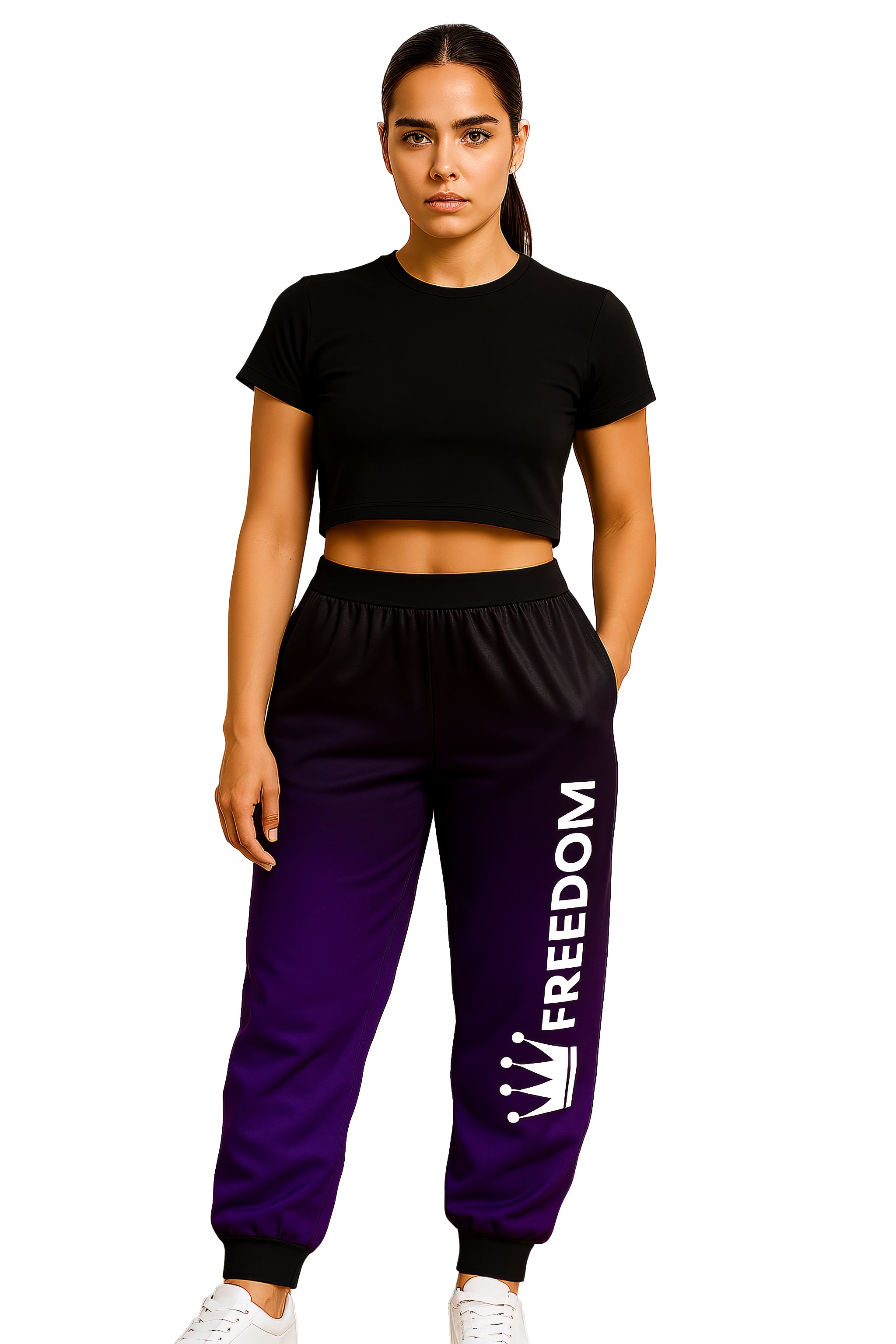 Freedom Dance Studios Club Uniform Activewear Gym Jogger Dance Pants