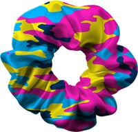 Funky Camo Hair Scrunchie