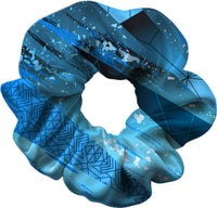 Kiki Blue Hair Scrunchie