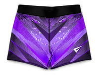 Kiki Purple Girls Gymnastics Gym Shorts