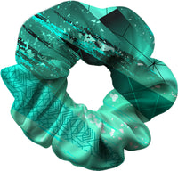 Kiki Turquoise Hair Scrunchie