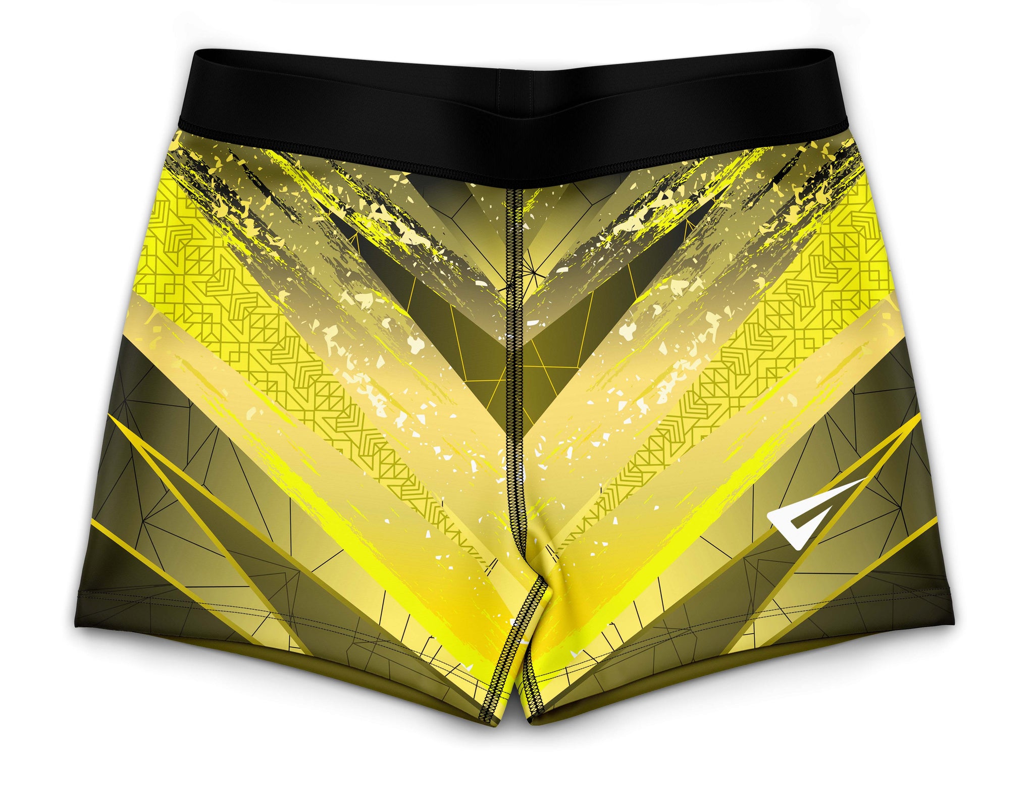Kiki Yellow Girls Gymnastics Gym Shorts
