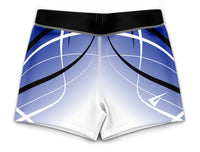 Lapetus Blue Gymnastics Activewear Girls Hipster Shorts
