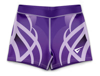 Medea Purple Gymnastics Activewear Girls Hipster Shorts