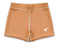 Radiant Mojo Pink And Orange Ombre Gymnastics Activewear Girls Hipster Shorts