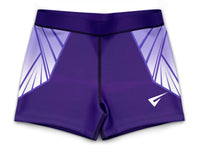 Refine Purple Gymnastics Activewear Girls Hipster Shorts