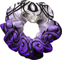 Rotate Gymnastics Andromeda Dark Purple Hair Scrunchie