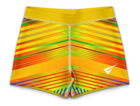 Samba Yellow Gymnastics Activewear Girls Hipster Shorts