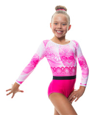 Skylar Long Sleeve Gymnastics Leotard for Girls