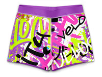 Street Gymnastics Activewear Girls Hipster Shorts