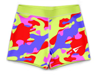 Vibrance Gymnastics Activewear Girls Hipster Shorts