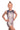 Elegant Shiny Foil Sleeveless Leotard And Shorts Activewear Set