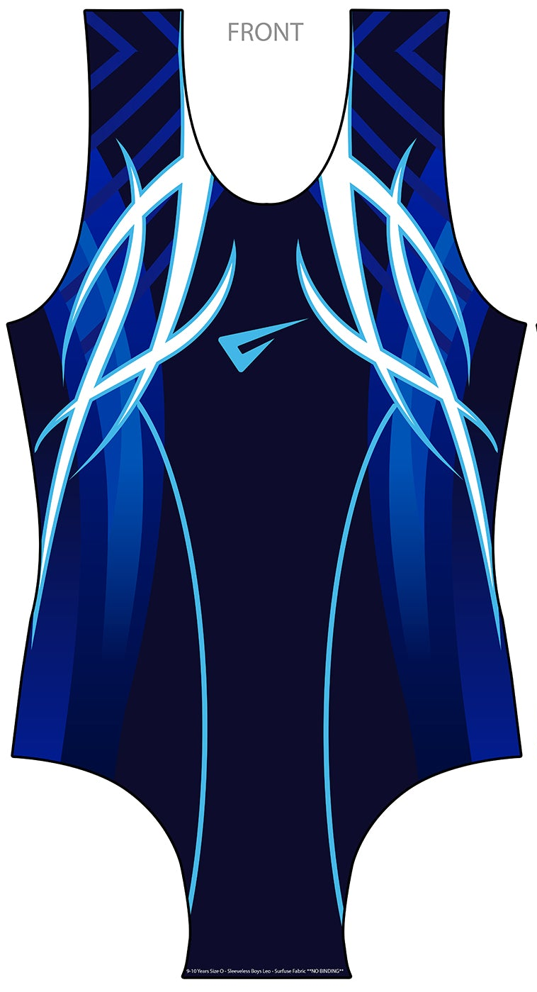 Shefflield All Stars Sleeveless Tank Club Uniform Leotard for Boys and Men