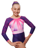 Xyla Long Sleeve Deluxe Gymnastics Leotard