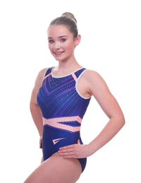 Vida Sleeveless Girls Gymnastics Leotard