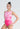 Isla Pink Sleeveless Girls Gymnastics Leotard