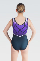Medea Purple Sleeveless Tank Gymnastics Leotard for Girls and Adults