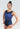 Castor Blue Sleeveless Tank Girls Gymnastics Leotard
