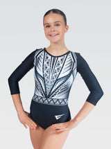Isla Monotone Long Sleeve Deluxe Gymnastics Leotard