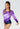 Kiki Purple Long Sleeve Deluxe Gymnastics Leotard