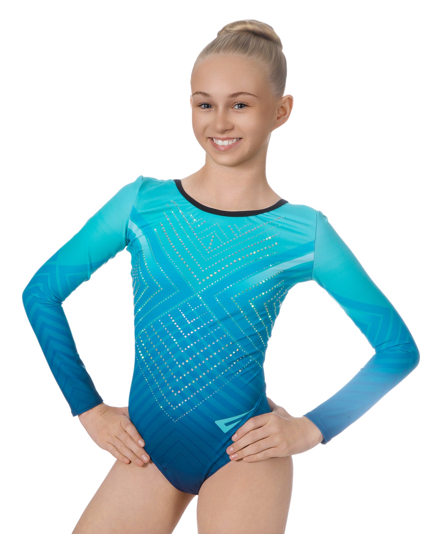 Flexion Long Sleeve Girls Gymnastics Leotard