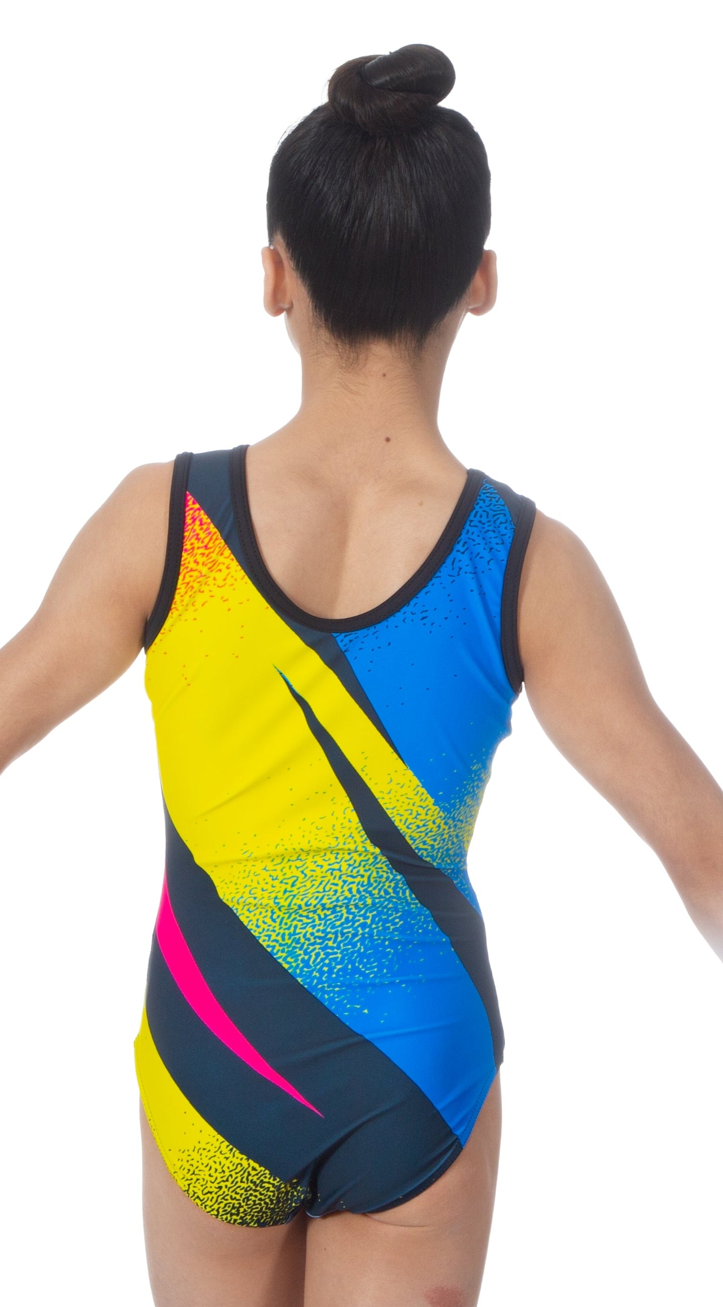 Flare Sleeveless Girls Gymnastics Leotard