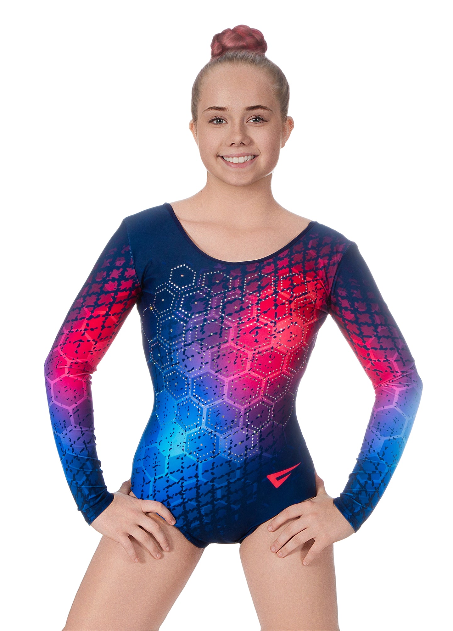 Starlight Long Sleeve Girls Gymnastics Leotard