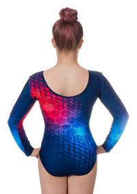 Starlight Long Sleeve Girls Gymnastics Leotard