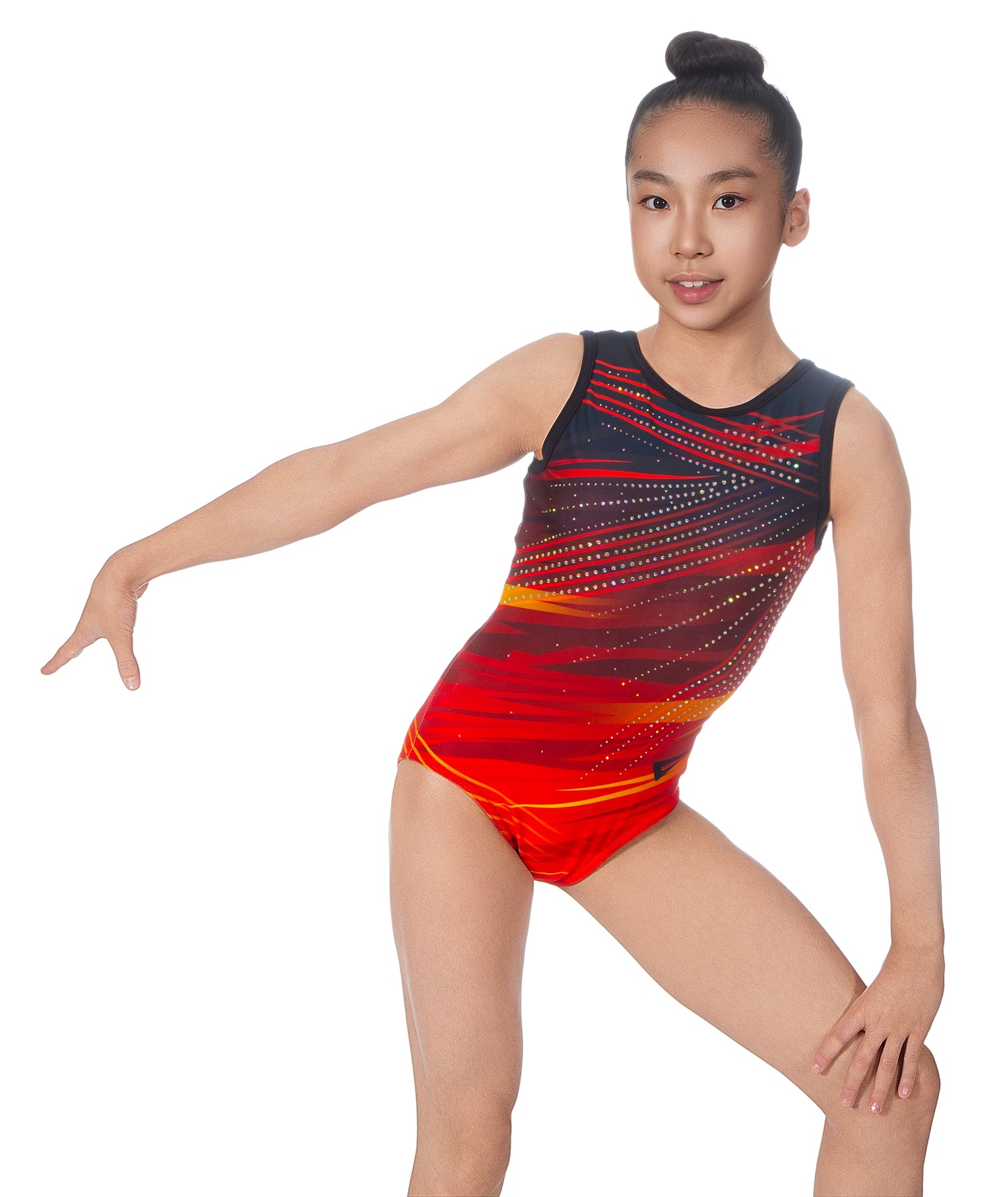 Exalt Sleeveless Girls Gymnastics Leotard