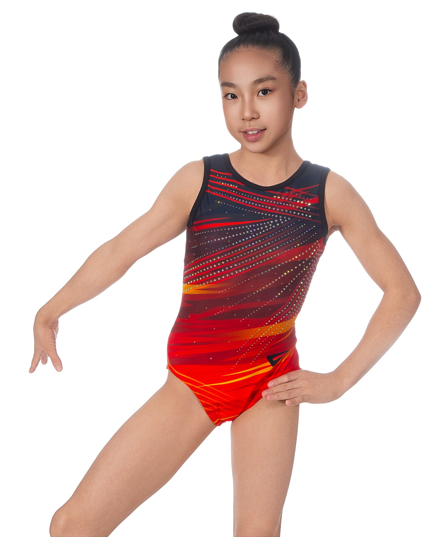 Exalt Sleeveless Girls Gymnastics Leotard