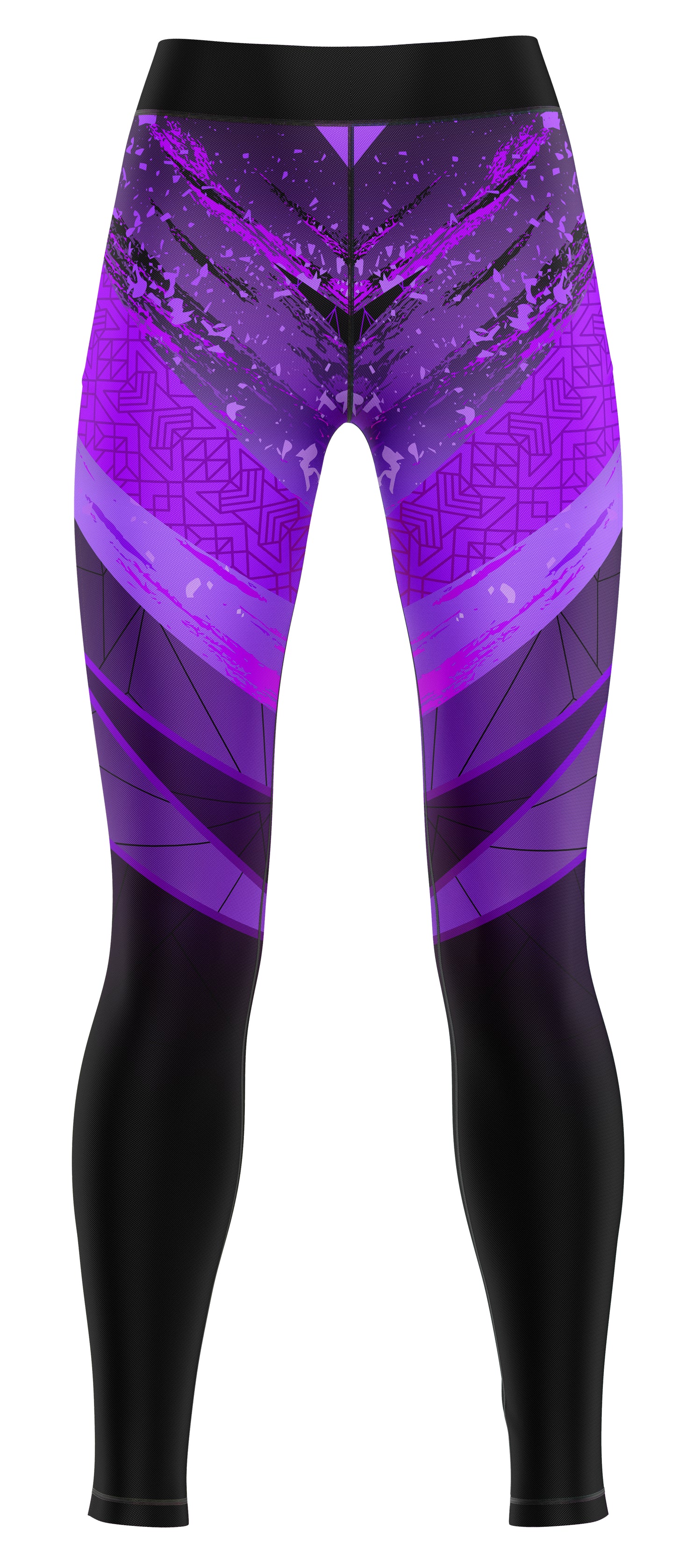 Kiki Purple Girls Gym Activewear Leggings