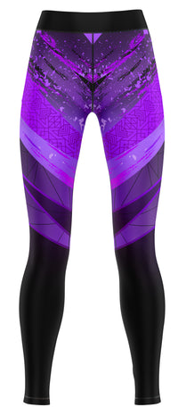 Kiki Purple Girls Gym Activewear Leggings