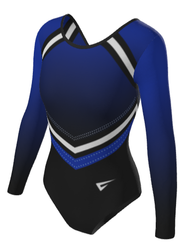 WLGC Contender Club Uniform 3/4 Length Sleeve Gymnastics Leotard for Girls