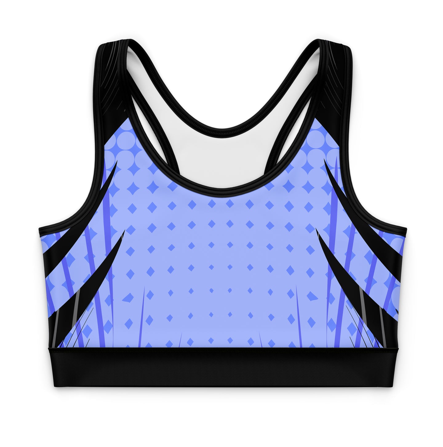 Accelerate Blue Activewear Crop Top