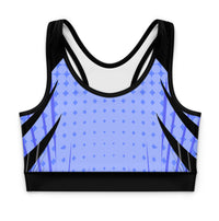 Accelerate Blue Activewear Crop Top