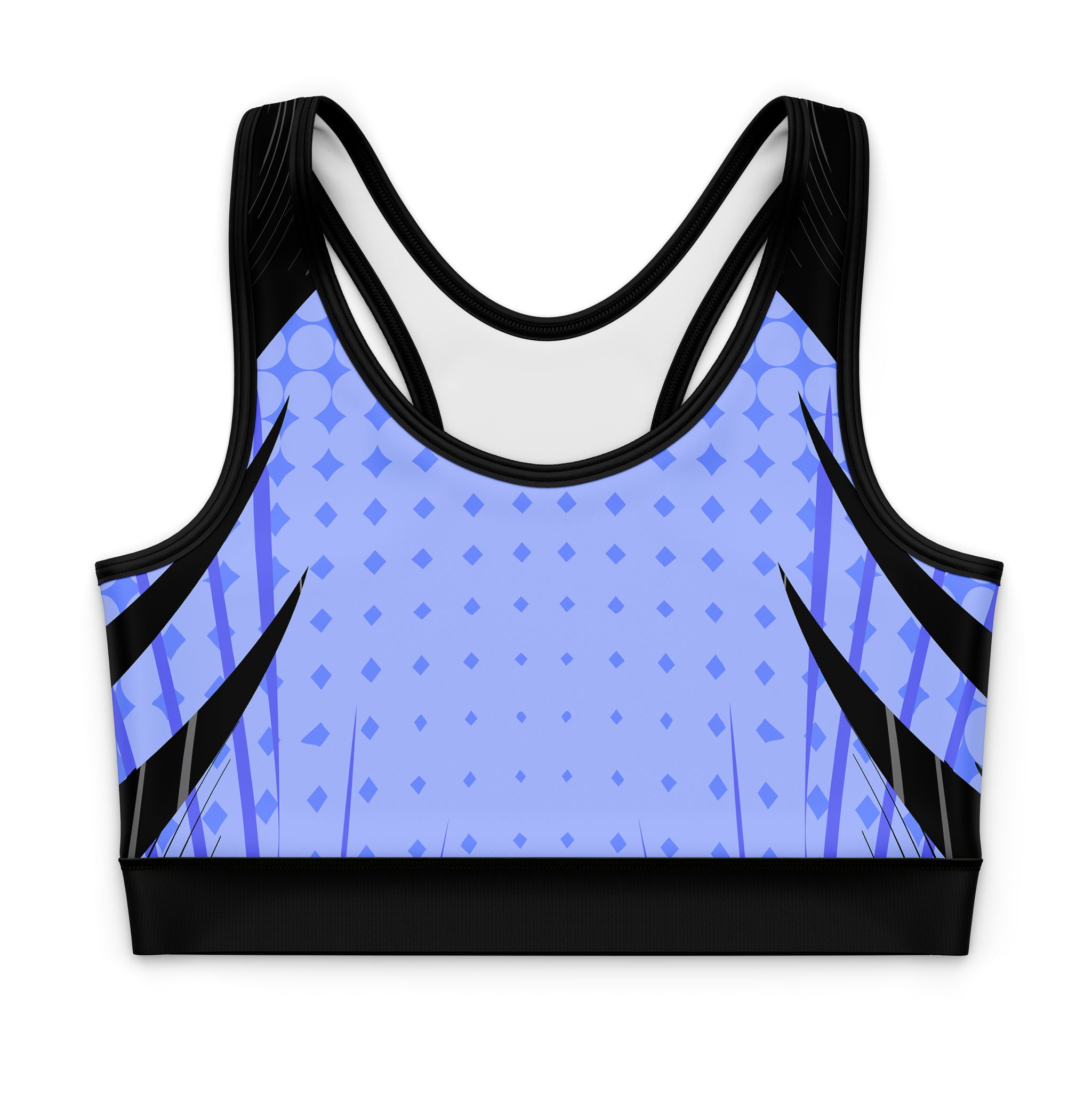 Accelerate Blue Activewear Crop Top