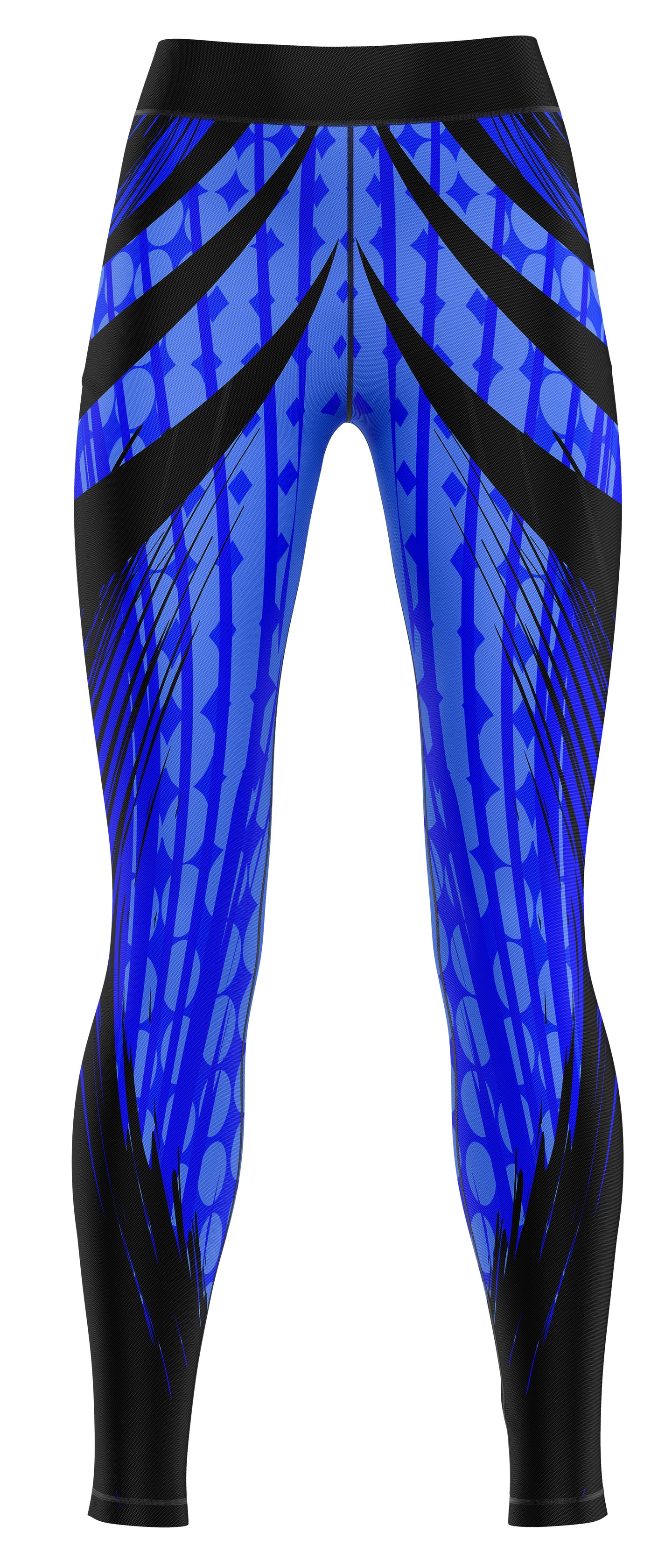 Accelerate Blue Gym Activewear Leggings