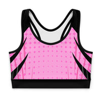 Accelerate Pink Activewear Crop Top