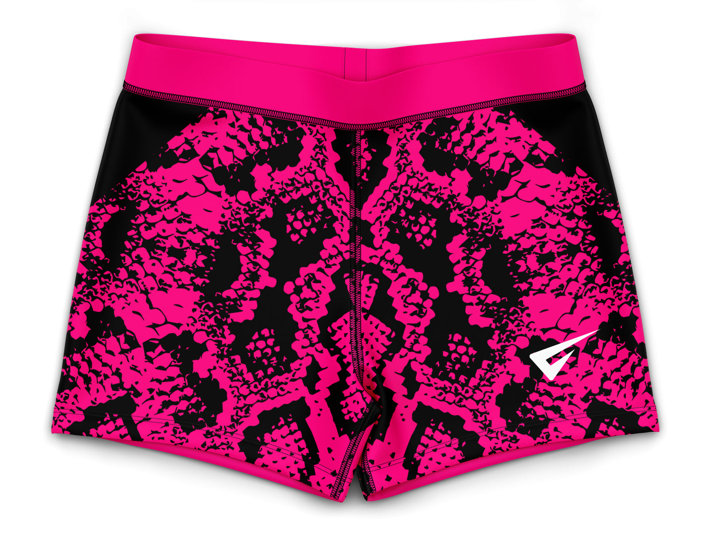 Amari Pink Gymnastics Activewear Girls Hipster Shorts