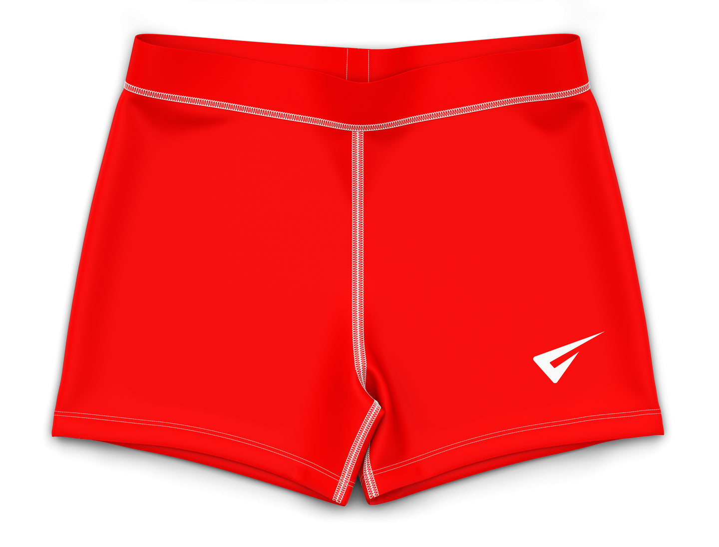 Anemone Red Girls Gymnastics Gym Shorts