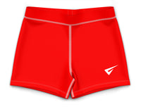 Anemone Red Girls Gymnastics Gym Shorts