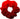 Anemone Red Hair Scrunchie